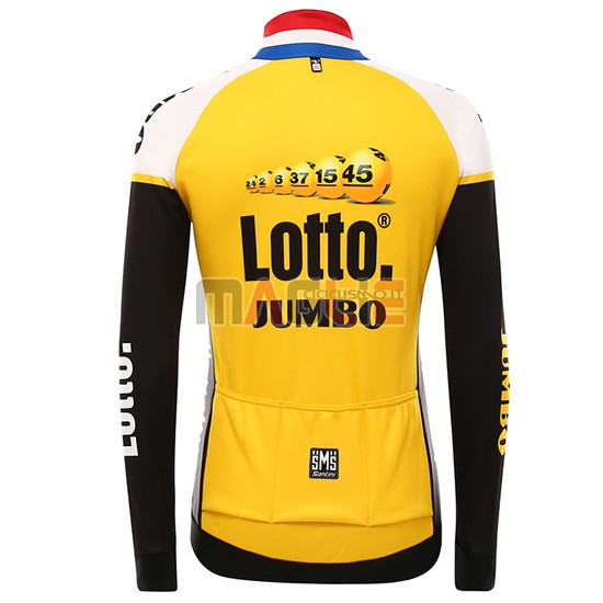 Maglia Lotto manica lunga 2016 bianco e giallo